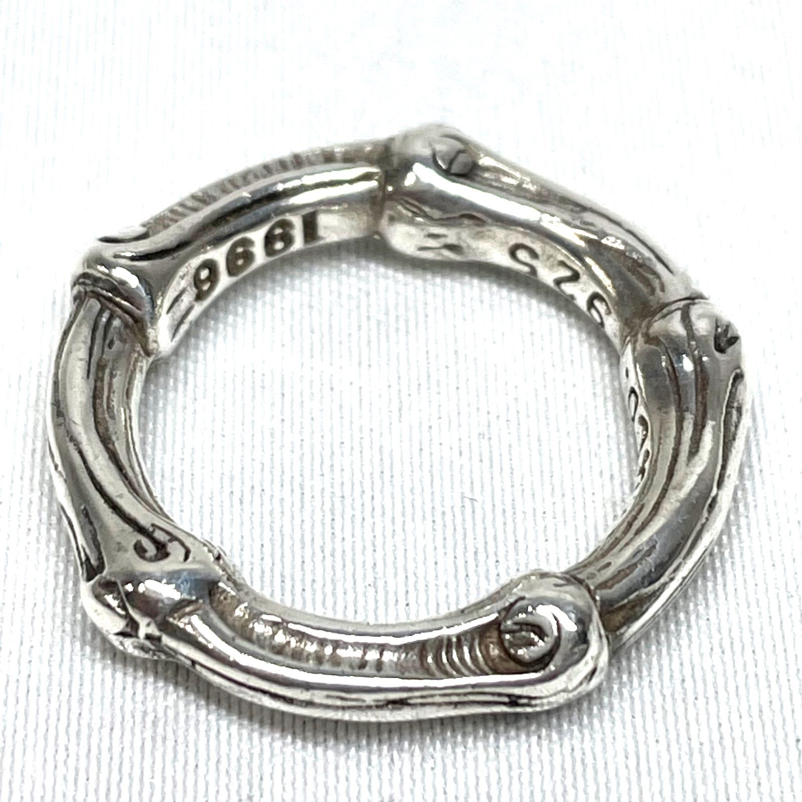 Tiffany & Co. バンブー リング 約8.5号 シルバー925 TIFFANY&Co.（ティファニー） 5.5号 リング・指輪 バンブー シルバー