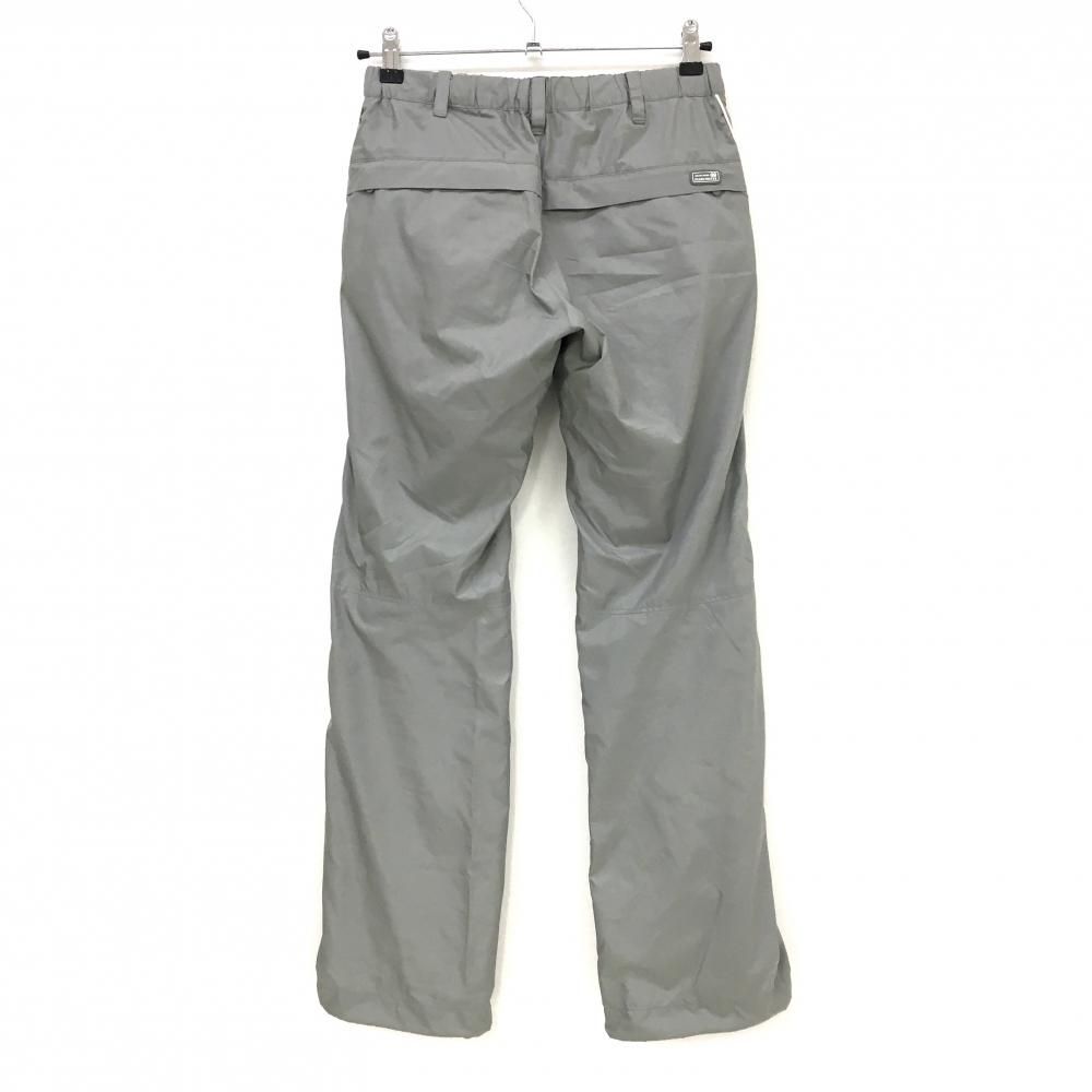 美品】パーリーゲイツ パンツ グレー×白 シャカシャカ 蓄熱裏地