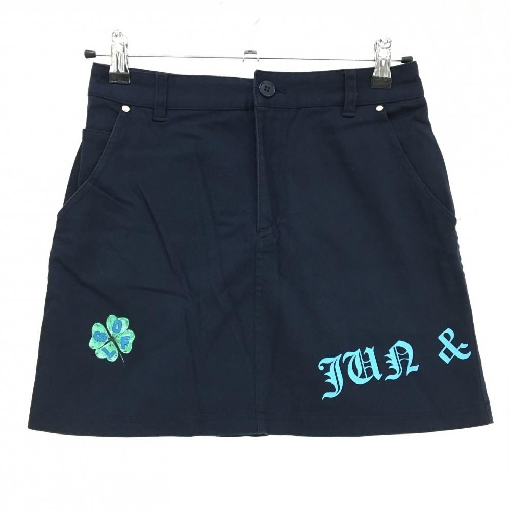 JUN&ROPE ゴルフウェア スカート インナーパンツ付き S ネイビー JUN&ROPE ゴルフウェア スカート インナーパンツ付き S ネイビー