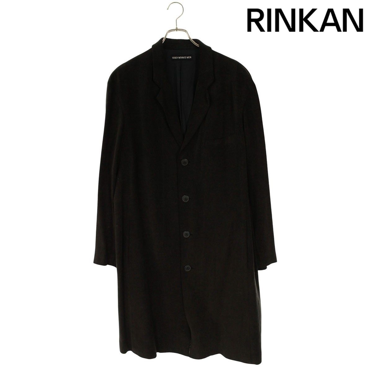 イッセイミヤケメン ME83-FD141 レーヨン縮絨チェスターコート メンズ