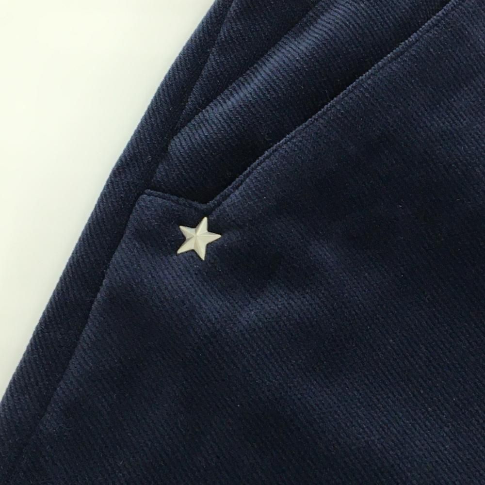 超美品】アンパスィ スカート ネイビー 表起毛 ストレッチ レディース