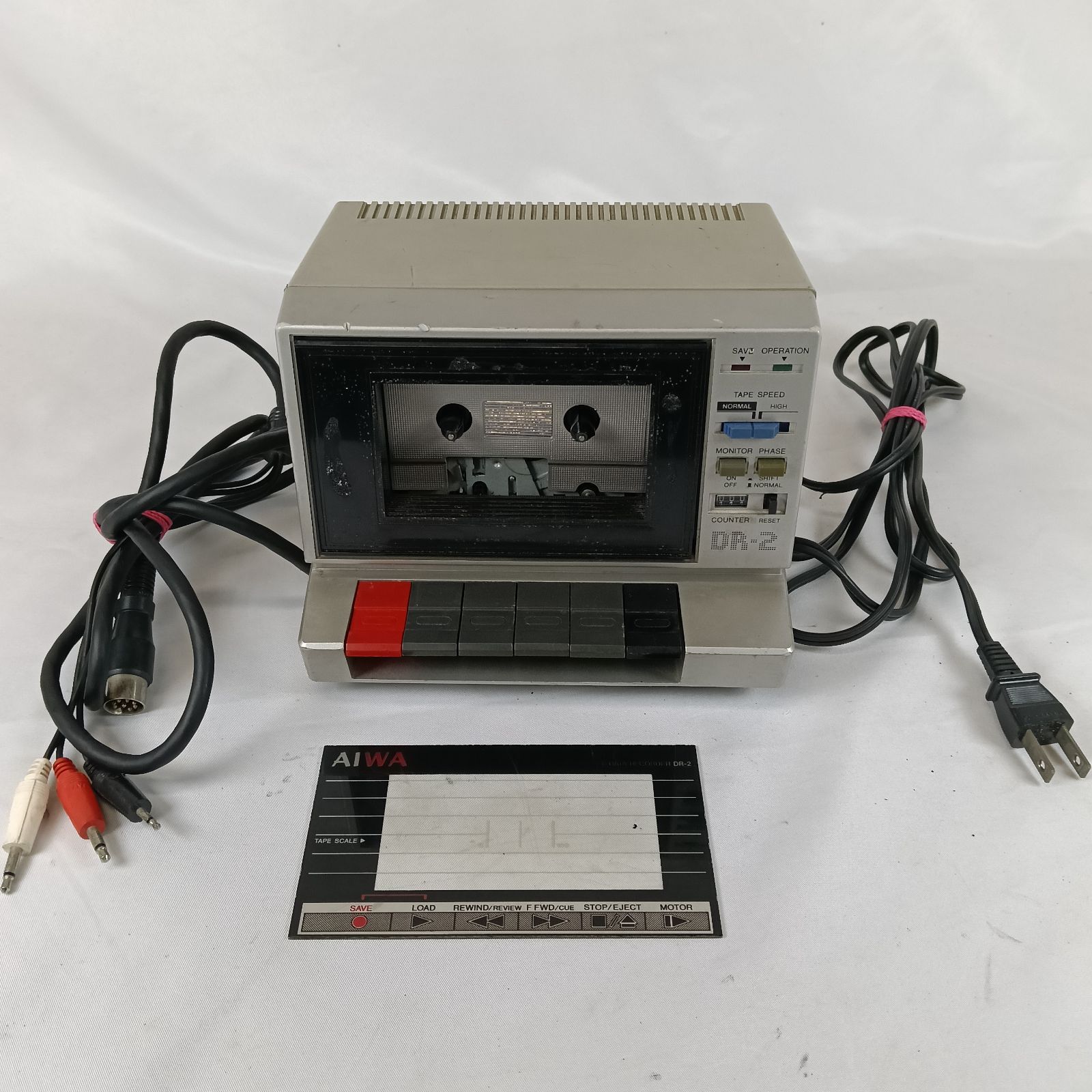 No.11 AIWA DR-2 カセットプレーヤー 希少✨動作OK】 AIWA アイワ DR-2 カセットレコーダー ジャンク扱い