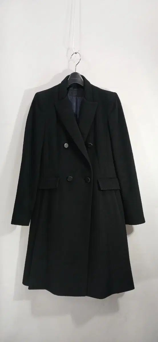 マイン カシミア100 ダブル ボタン ロング コート - メルカリ