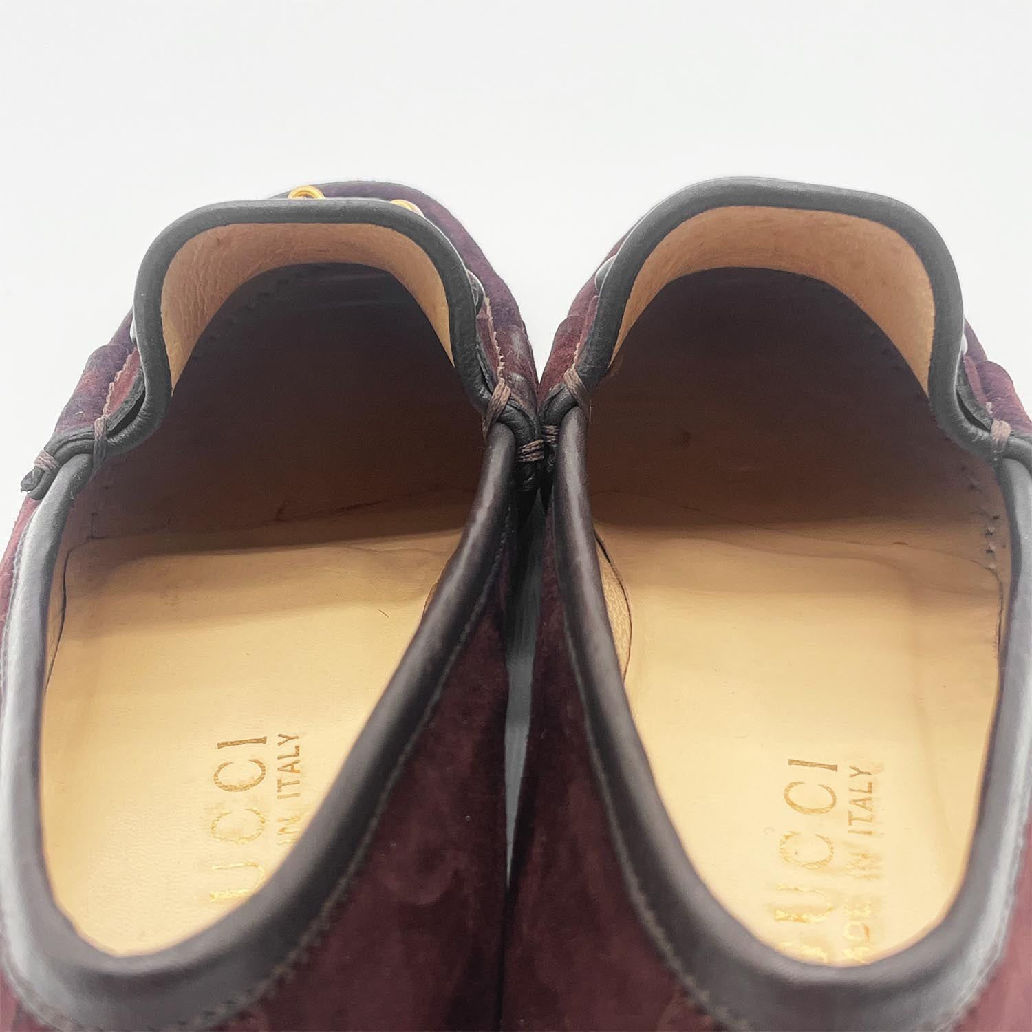 GUCCI グッチ 5ハーフ オールド ホースビット ローファー モカシン