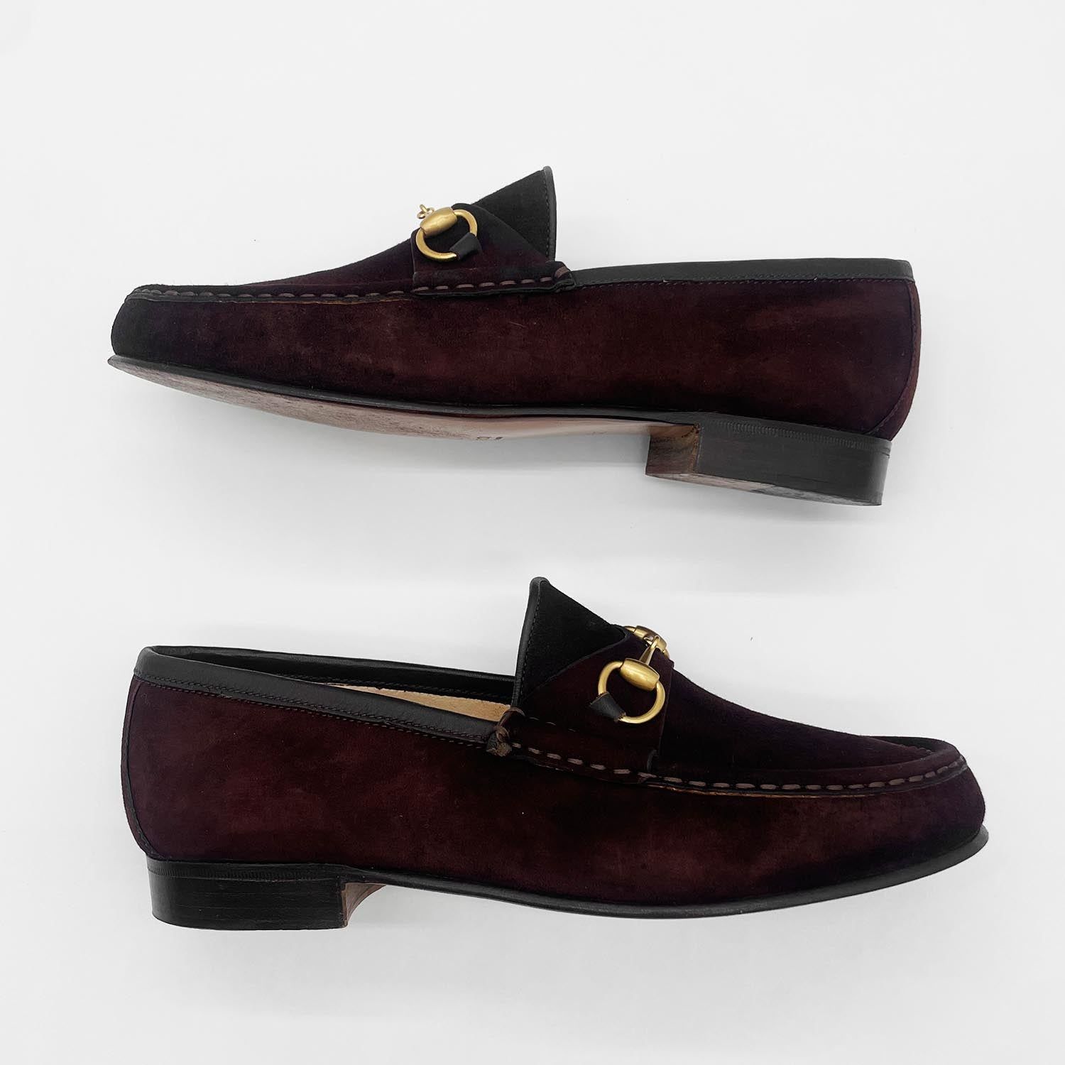 GUCCI グッチ 5ハーフ オールド ホースビット ローファー モカシン