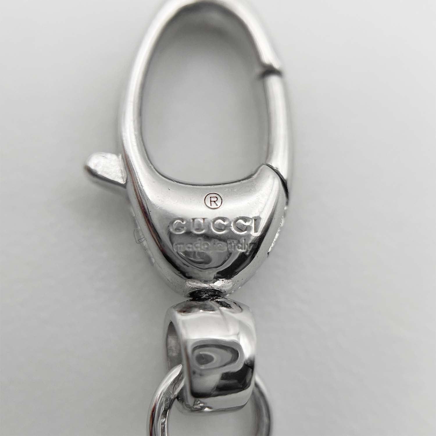 GUCCI グッチ ハート ネックレス ペンダント バンブー ホースビット