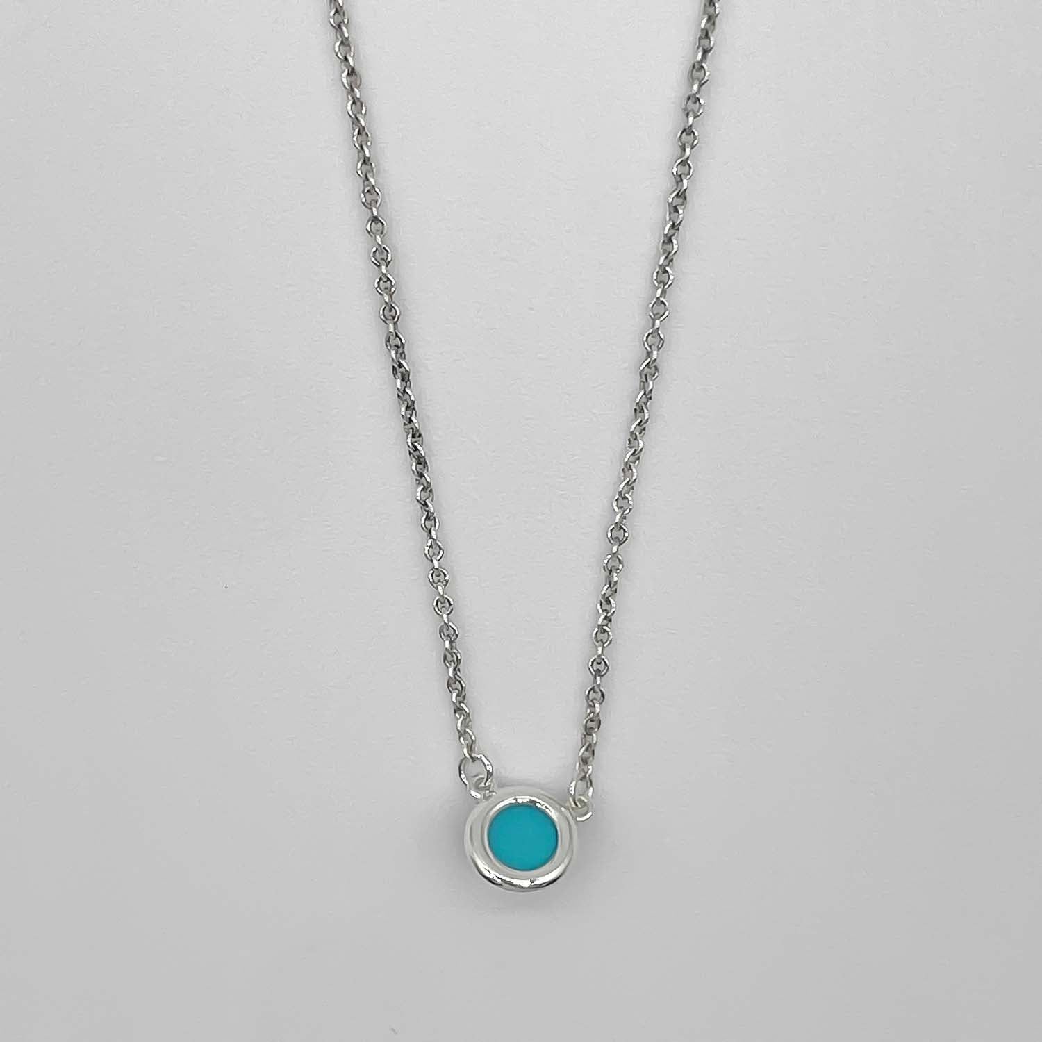 (C092916)TIFFANY&Co. Sv925 バイザヤード ネックレス Tiffany&Co. ティファニー カラー バイザヤード ネックレス ターコイズ