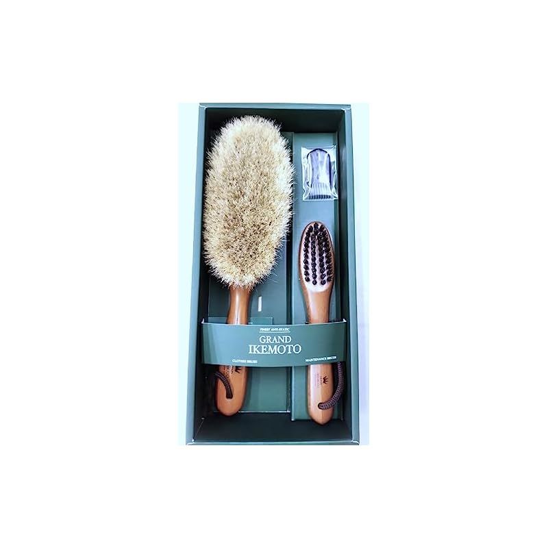 池本刷子工業(Ikemoto Brush) 洋服ブラシ・毛玉取りブラシセット 
