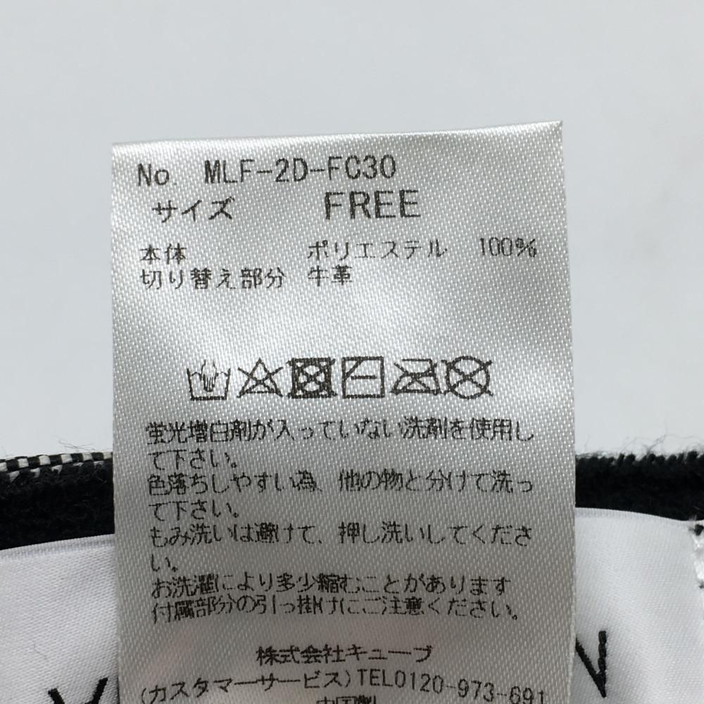 超美品】マークアンドロナ キャップ グレー×黒 総柄 スカル FREE