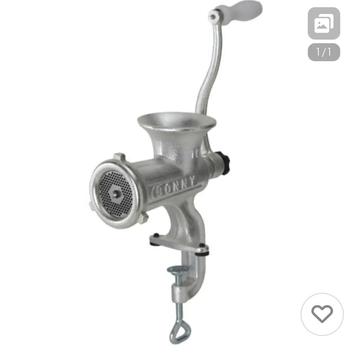 【新品未使用品】ボニー ミートセンサー 10 ボニー No.10・12ミートミンサー用 右ハードナイフ 手廻し式ミンサー用