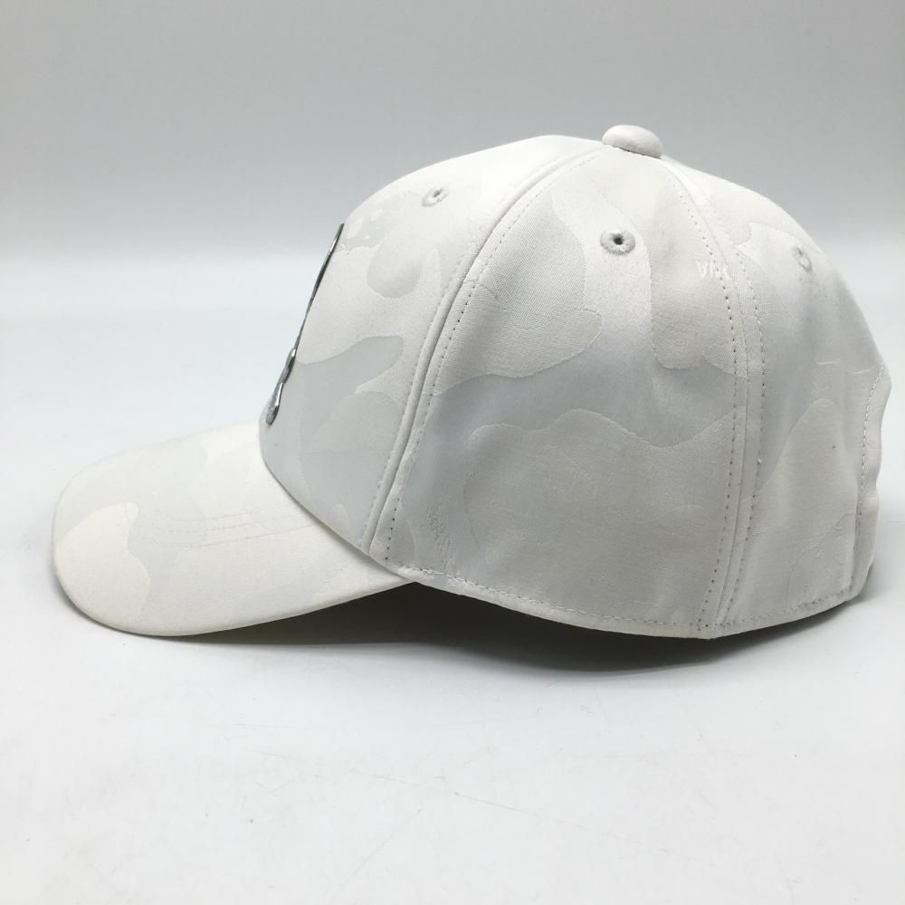 マークアンドロナ キャップ 白 カモフラ 迷彩 スカル FREE ゴルフ