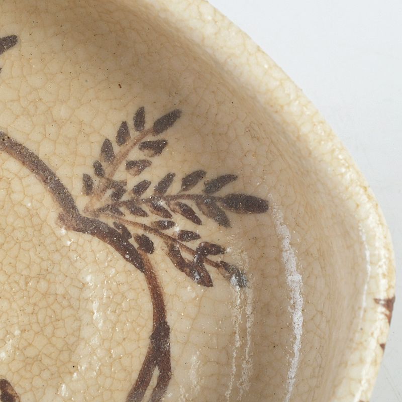 美濃焼　美濃大平窯　志野向付　五客　桐箱付　M　5626 美濃焼 美濃大平窯 志野向付 五客 桐箱付 M 5626 美濃