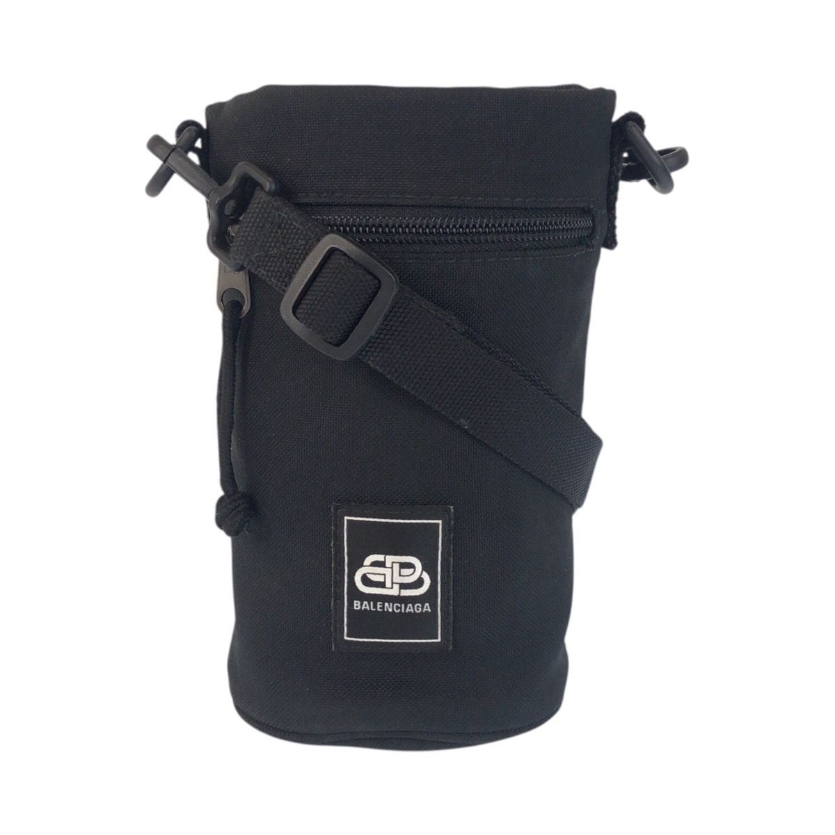 美品 BALENCIAGA バレンシアガ ブラック 黒 キャンバス 618193