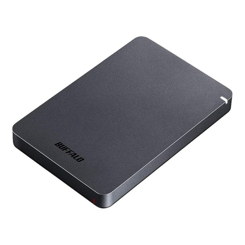 BUFFALO USB3.1(Gen.1)対応 耐衝撃ポータブルHDD 1TB ブラック HD-PGF1.0U3-BKA 0