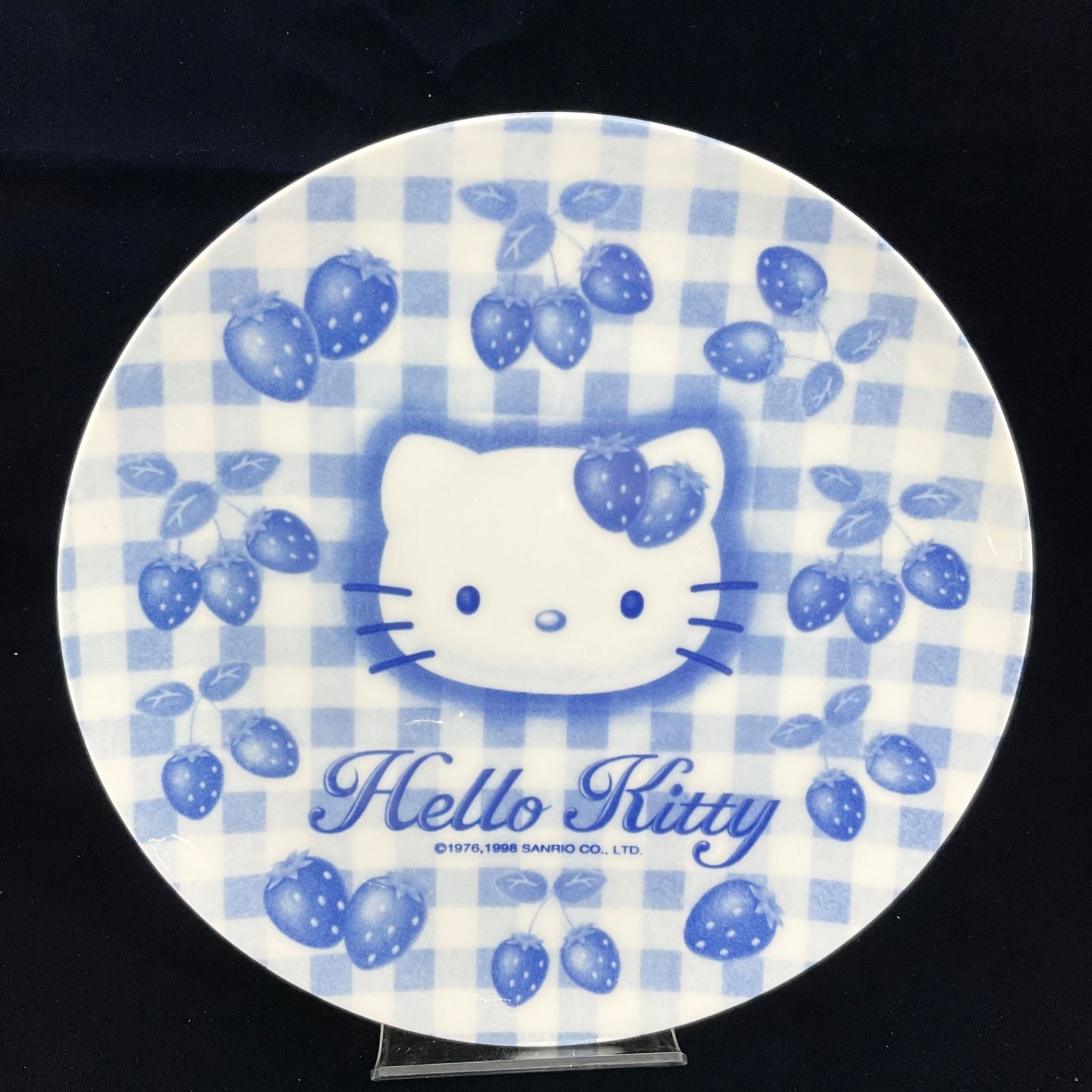 未使用・保管品】ハローキティ 平成レトロ 1998年 プレート2枚セット