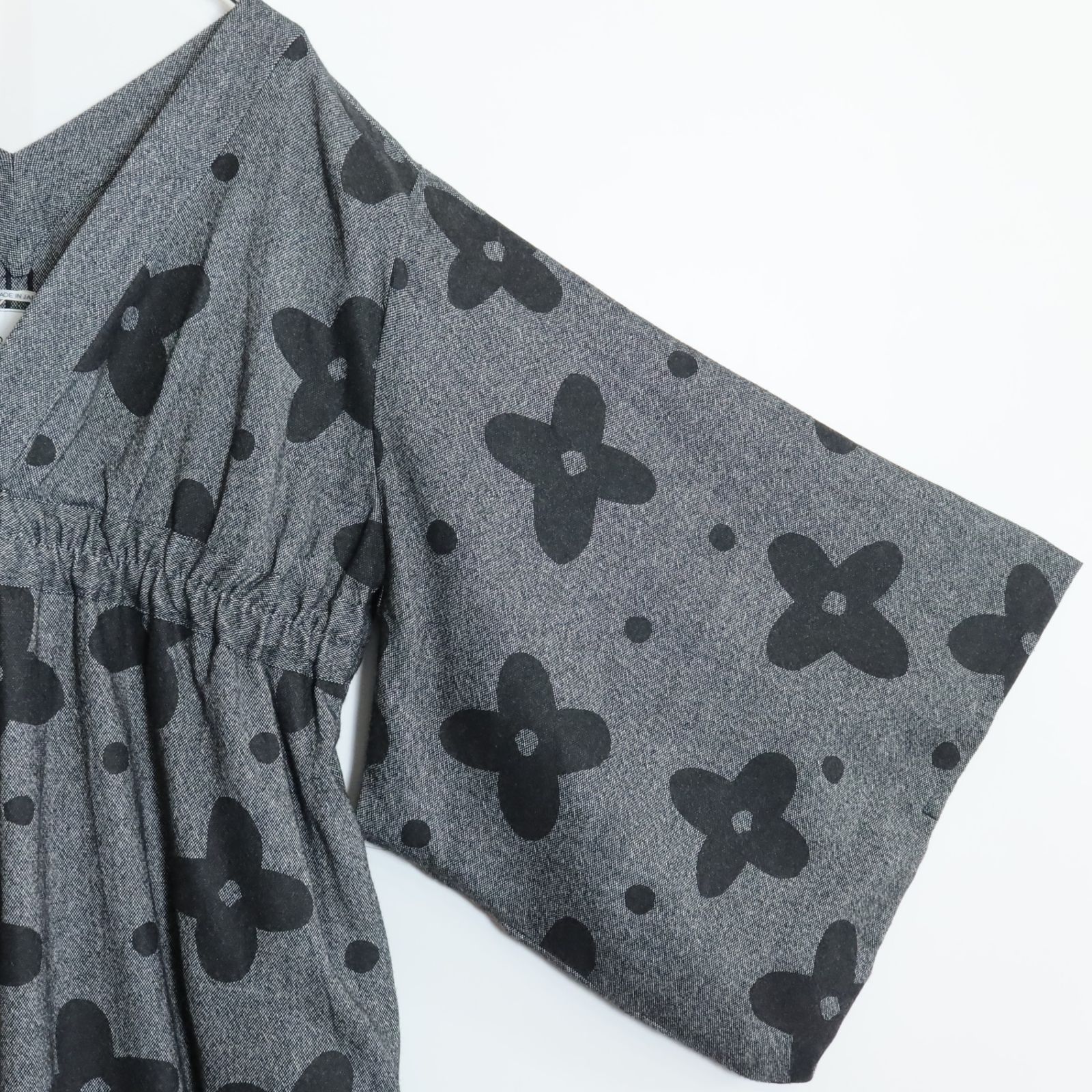 美品】ソウソウSOU・SOU☆ワンピース みたて衣 大きいサイズL グレー系  