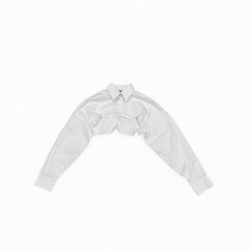 プラダ PRADA ワンピース コットン ホワイト ポプリン ドレス