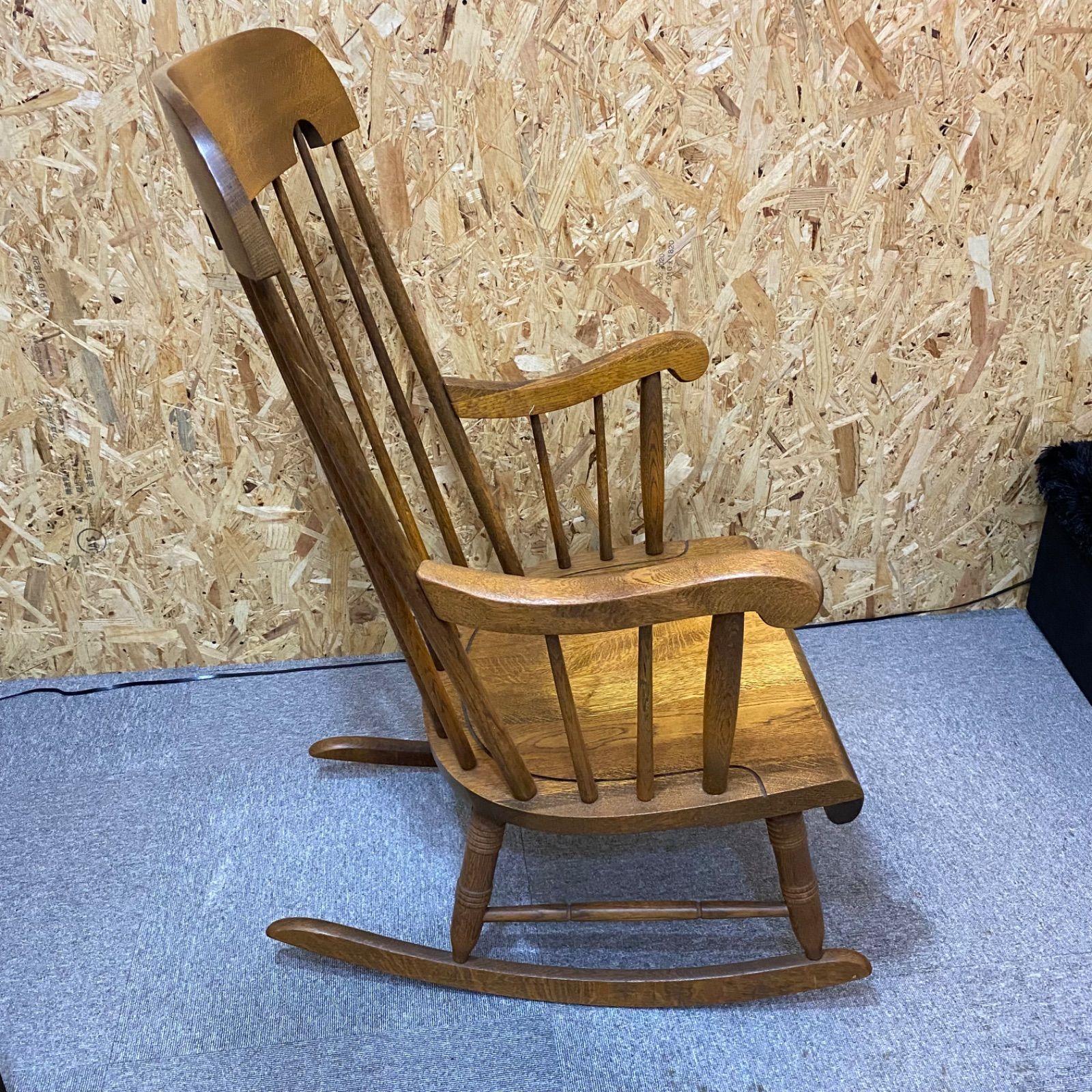 ロッキングチェア 飛騨産業 キツツキマーク HIDA ヴィンテージ 椅子