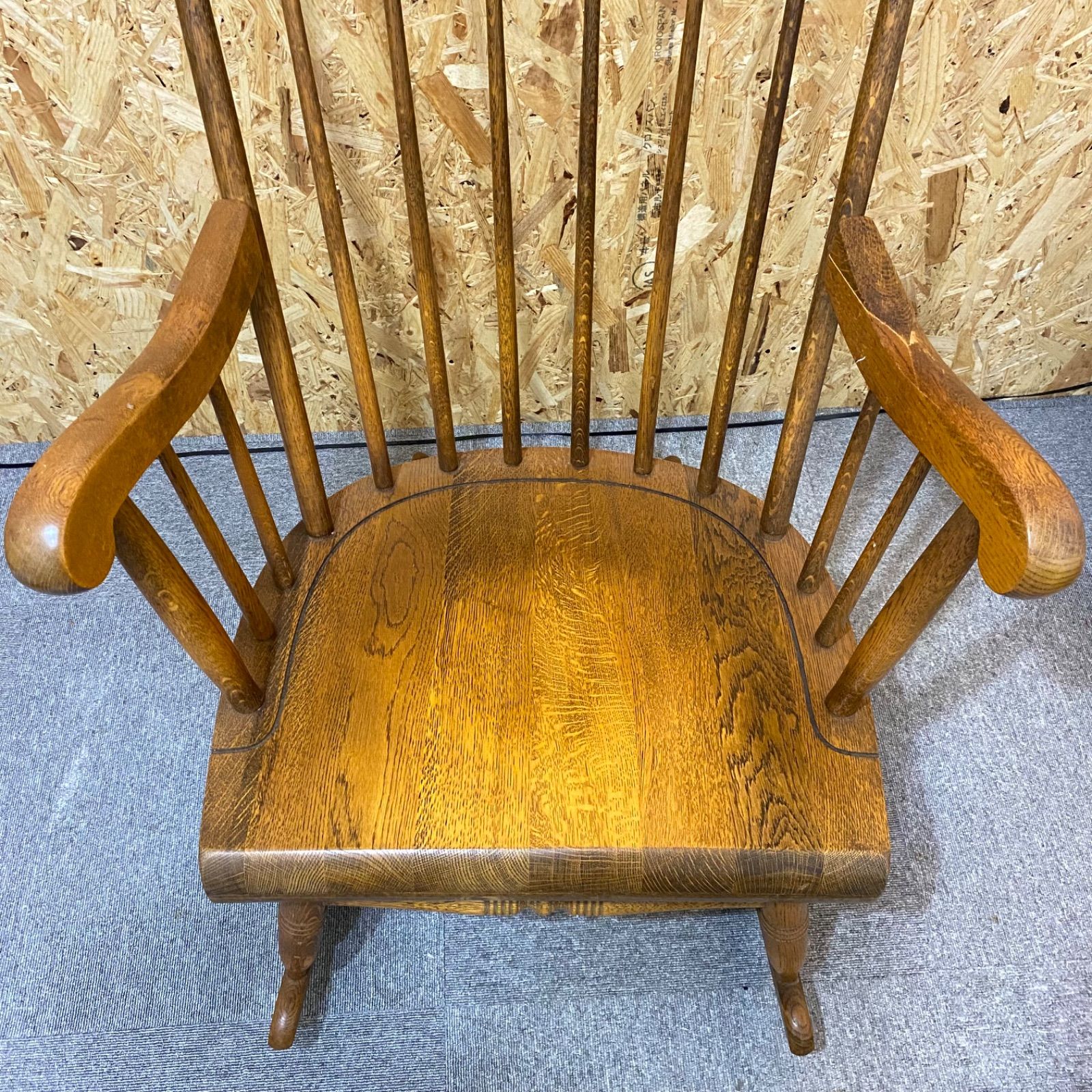 ロッキングチェア 飛騨産業 キツツキマーク HIDA ヴィンテージ 椅子