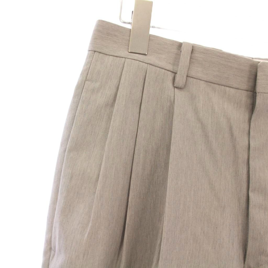 イレーヴ YLEVE 25SS WOOL CHAMBRAY TR ウール シャンブレー パンツ