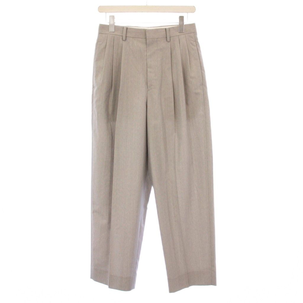 イレーヴ YLEVE 25SS WOOL CHAMBRAY TR ウール シャンブレー パンツ