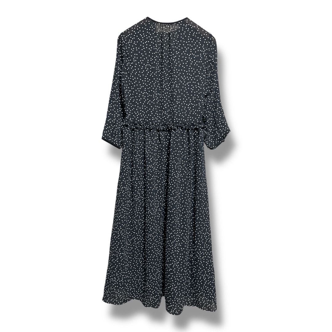 IENA イエナ ドットフリルワンピース ドット柄 透け感 薄手 長袖 定価