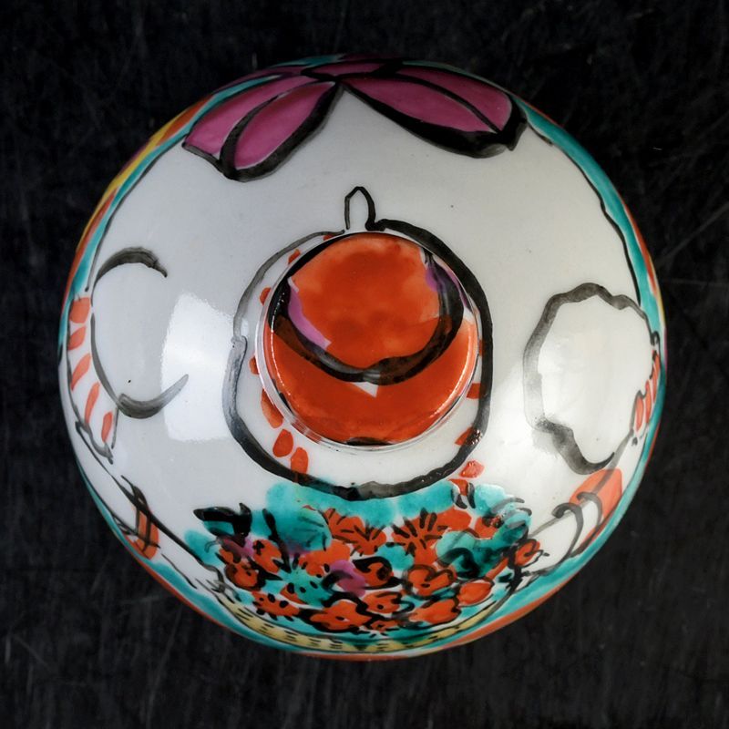 洋画家 中出那智子作 バイアーナ 卓上ベル 雛人形図小皿 二点 C S527