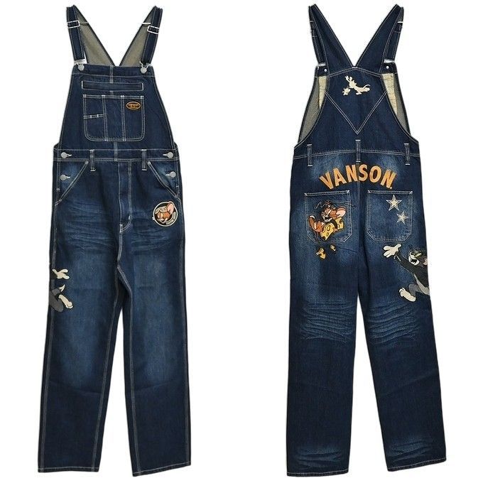 バンソン VANSON トムとジェリー TJV-2408 デニム ウォバッシュ