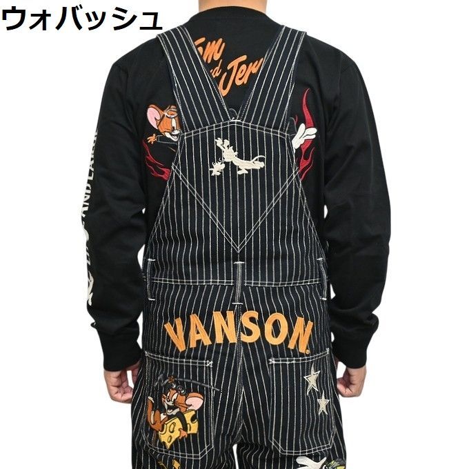 バンソン VANSON トムとジェリー TJV-2408 デニム ウォバッシュ