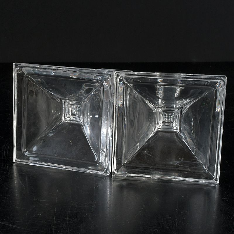 クリスタル キャンドルホルダー ローソク立て 一対 N S530 - メルカリ