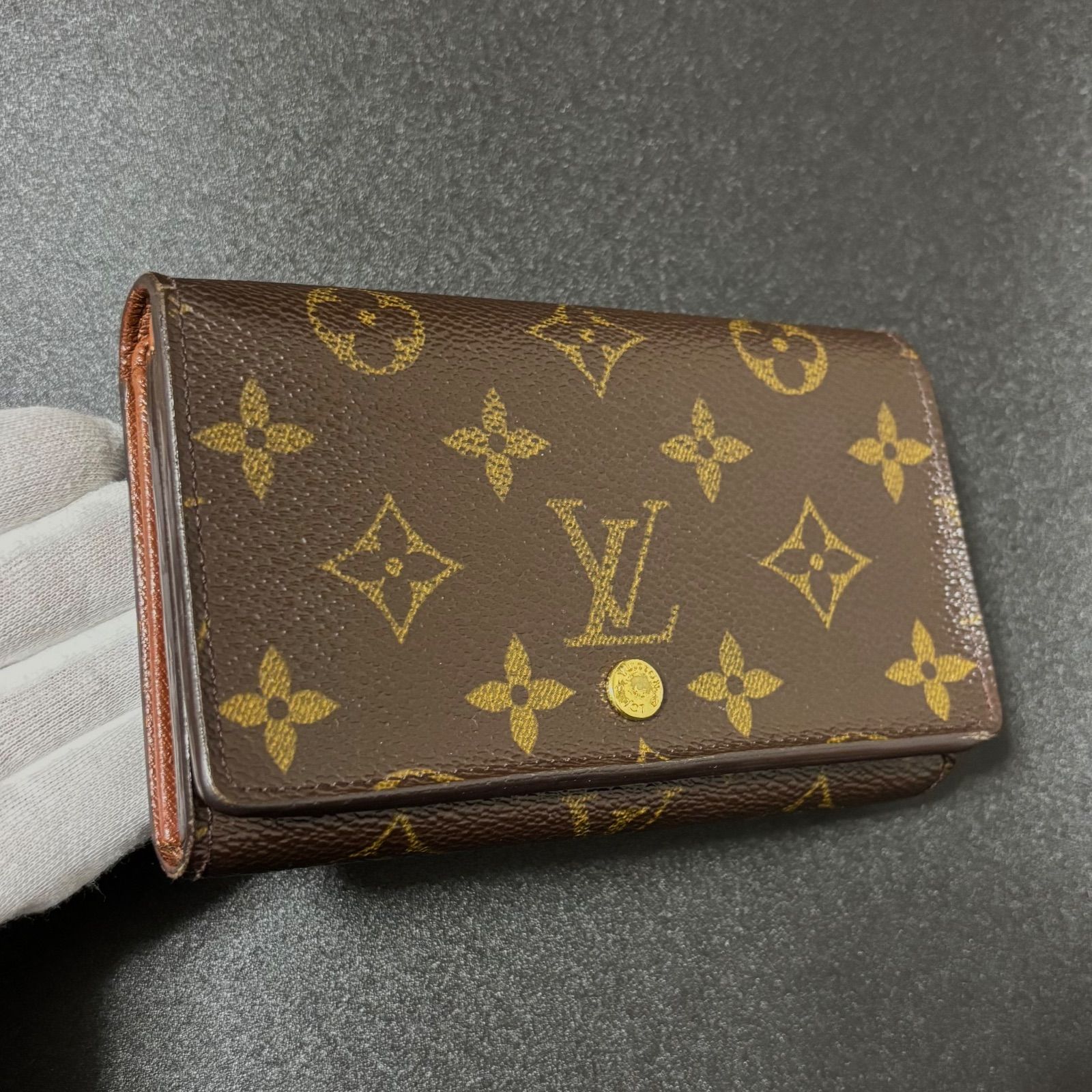 Louis Vuitton ポルトモネビエ トレゾール 折り財布 7807 Louis Vuitton ポルトモネビエ トレゾール 折り財布 7807 LOUIS