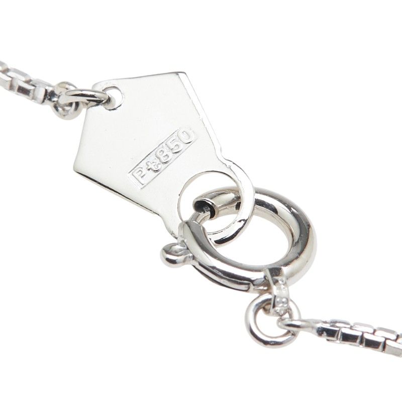 星の砂 ベネチアンチェーン ペンダントネックレス Pt900 プラチナ