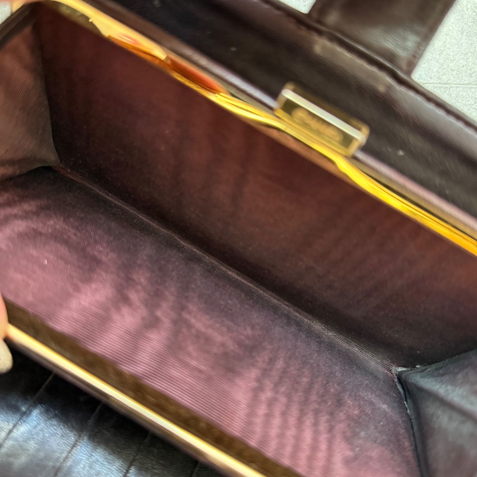 美品 CHANEL シャネル キャビアスキン ココマーク デカココ がま口 二