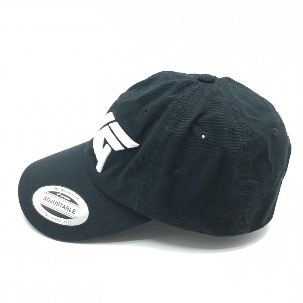 ピーエックスジー キャップ 黒×白 立体ロゴ刺しゅう FREE ゴルフウェア