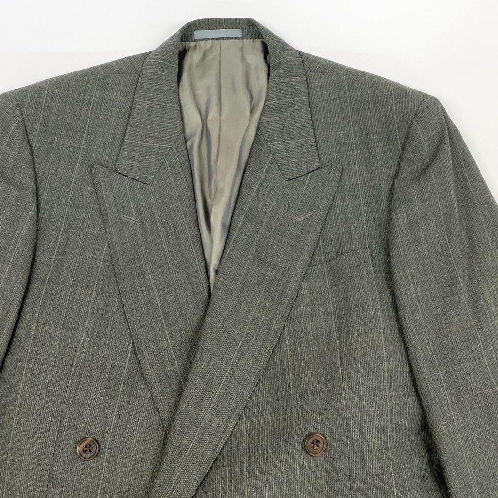 BURBERRY　バーバリー　グレー　ベージュ　スーツ　セットアップ　ジャケット BURBERRY バーバリー グレー ベージュ スーツ セットアップ ジャケット