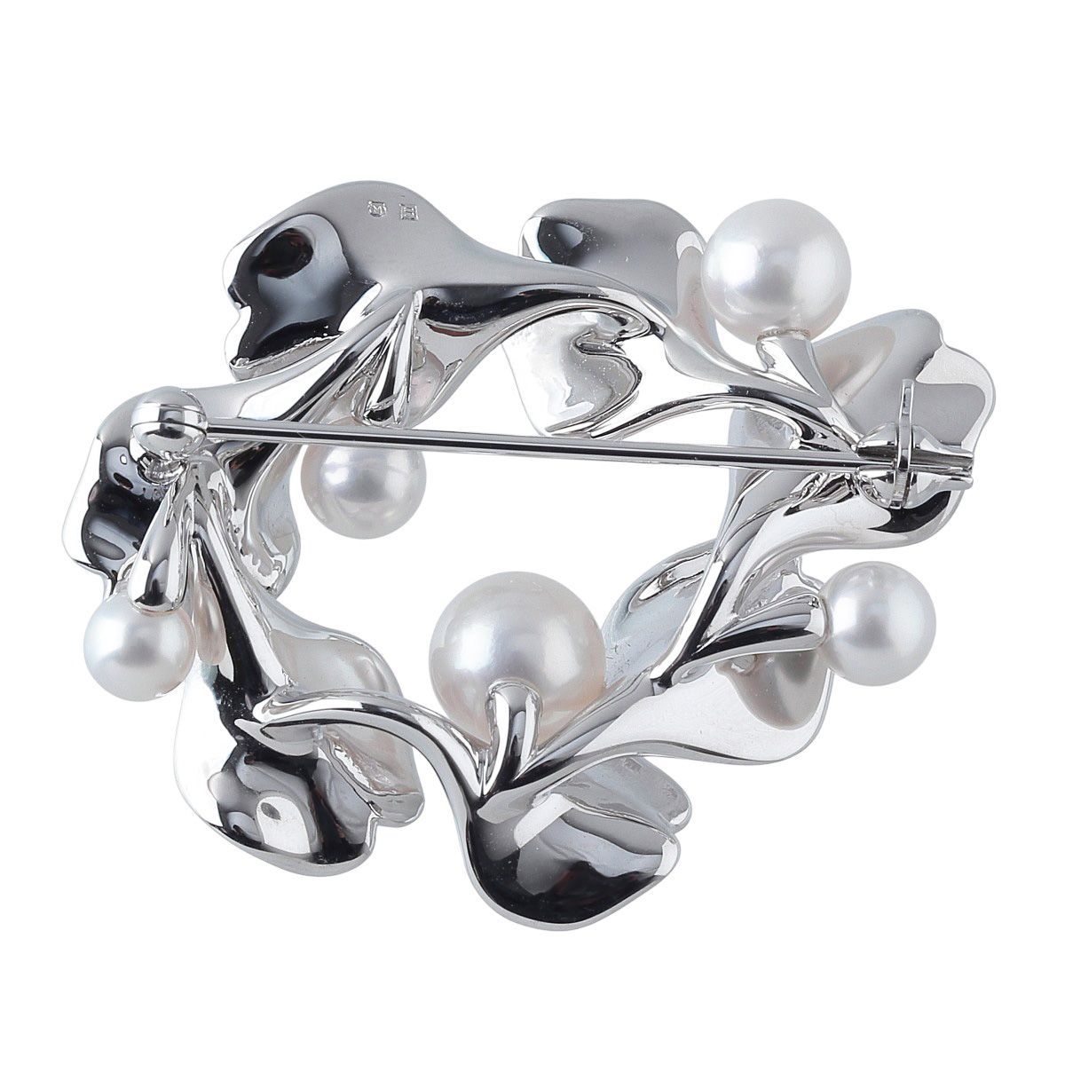 ミキモト パール ブローチ 現行モデル PB-20137S型 アコヤパール4.5mm