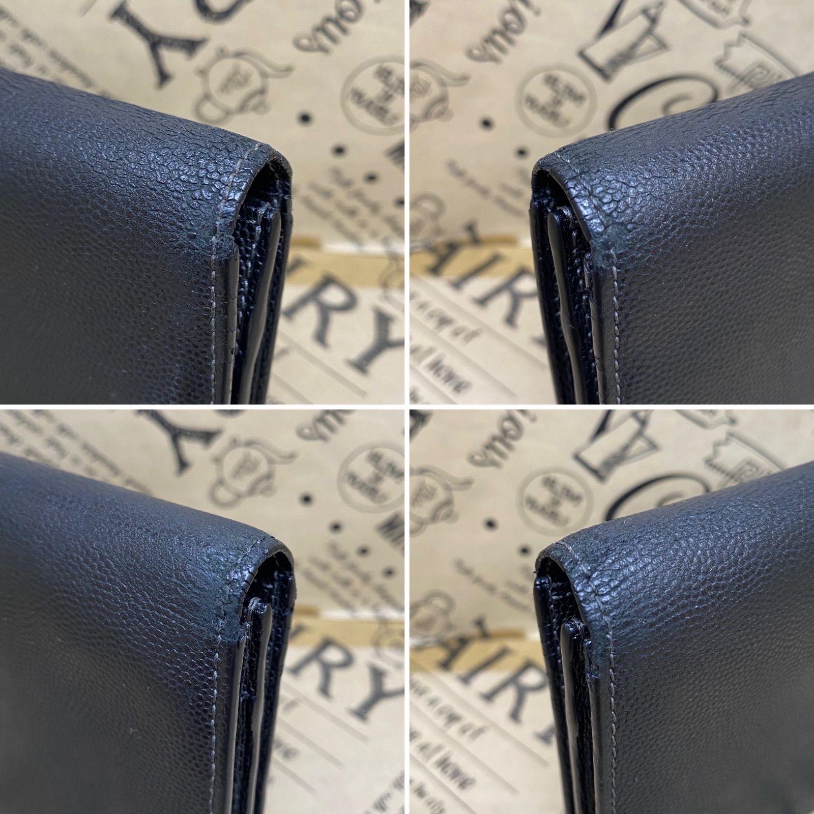 カルティエ 長財布 2つ折り 革 黒 カード 札入れ FZ382 - メルカリ