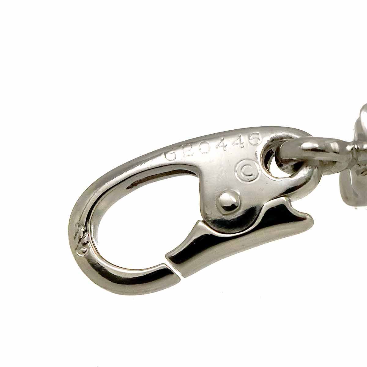 カルティエ Cartier 2C ペンダント トップ K18 WG ホワイトゴールド