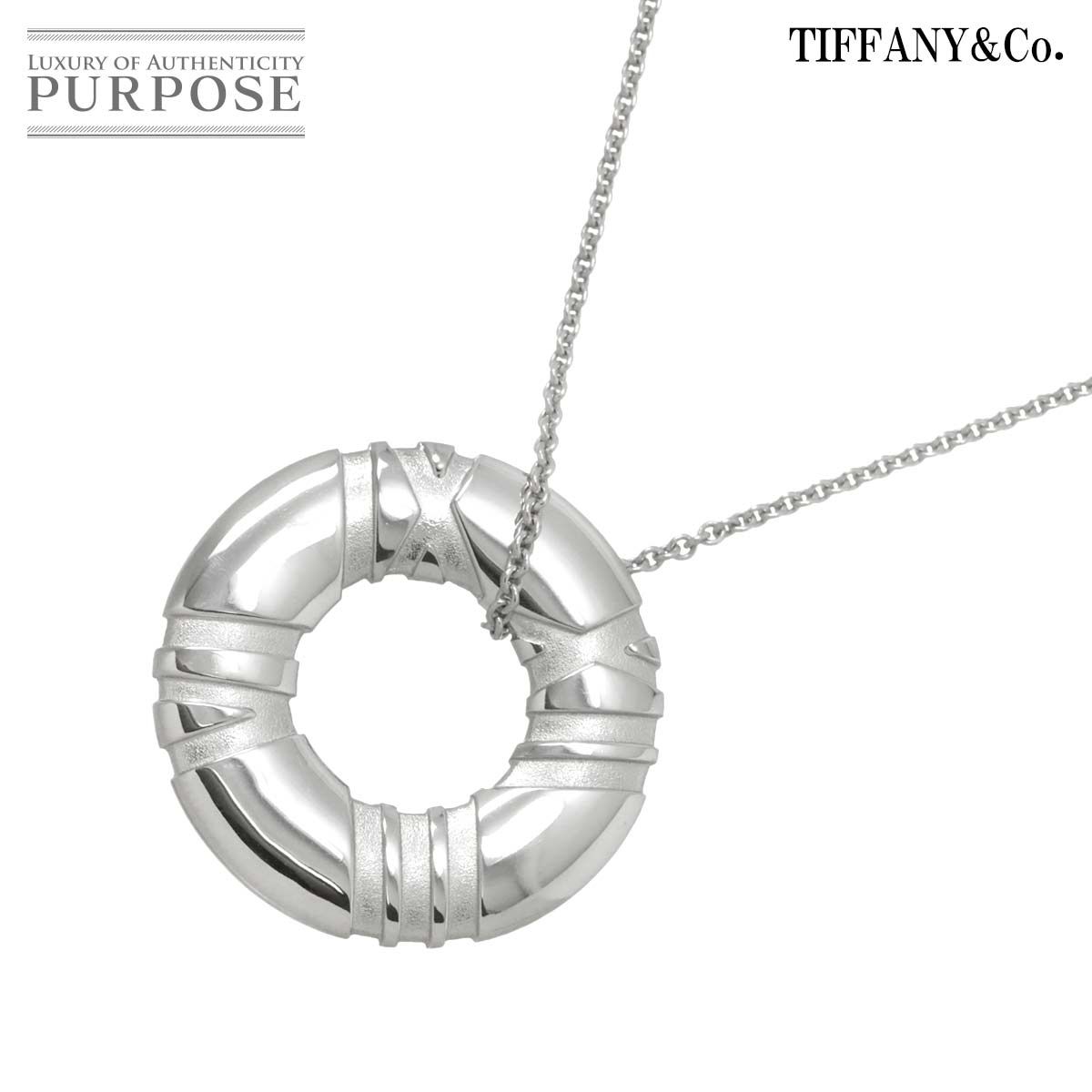 ティファニー TIFFANY&Co. アトラス サークル ネックレス 45cm SV