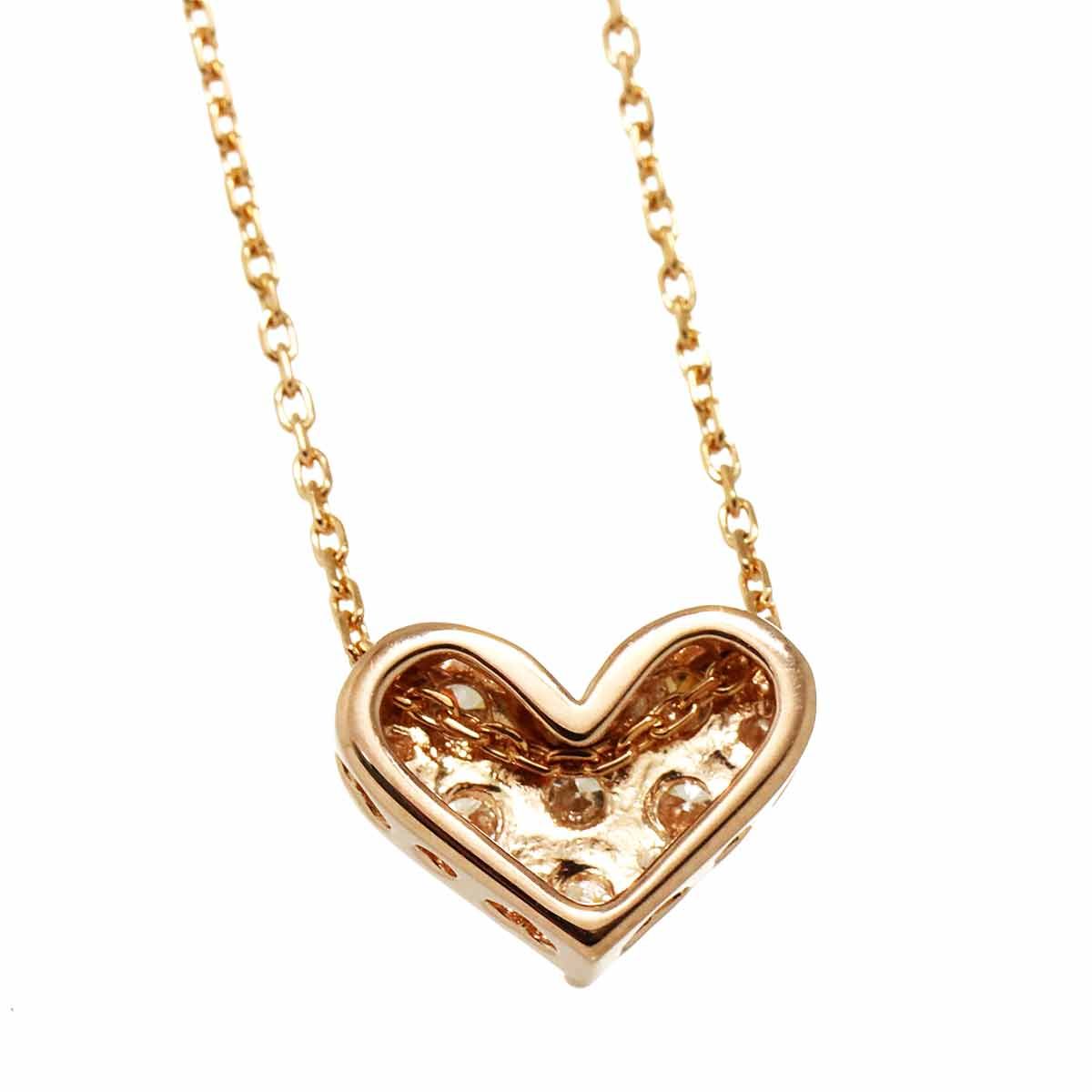 ポンテヴェキオ Ponte Vecchio ダイヤ 0.20ct ネックレス 40cm K18 PG