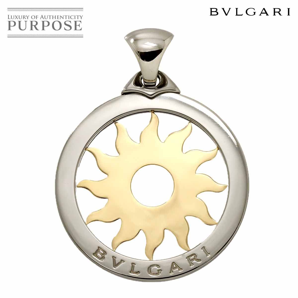 ブルガリ BVLGARI トンド サン ペンダント トップ K18 YG ゴールド 750