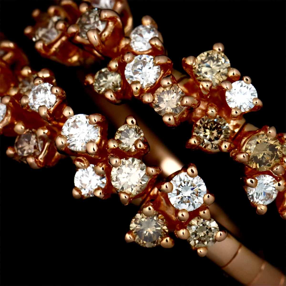 ダミアーニ DAMIANI ミモザ 10号 リング ダイヤ K18 PG ピンクゴールド