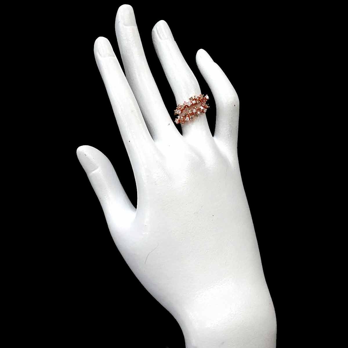 ダミアーニ DAMIANI ミモザ 10号 リング ダイヤ K18 PG ピンクゴールド