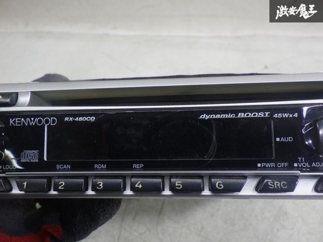 KENWOOD 1DINデッキ　ジャンク ストア出品 】KENWOOD ケンウッド 汎用 1DIN オーディオデッキ