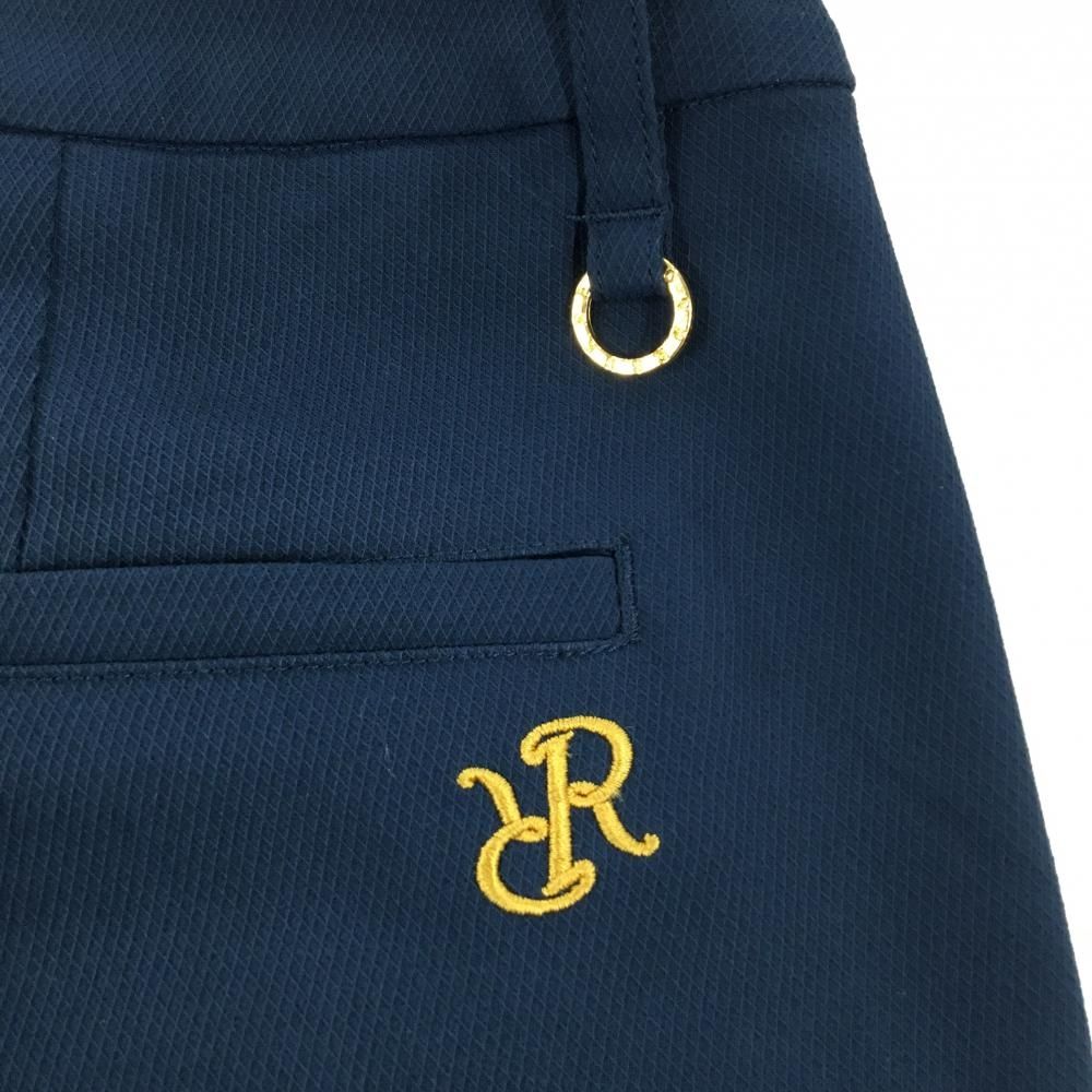 美品】レザレクション パンツ ネイビー 地模様 ストレッチ メンズ XL