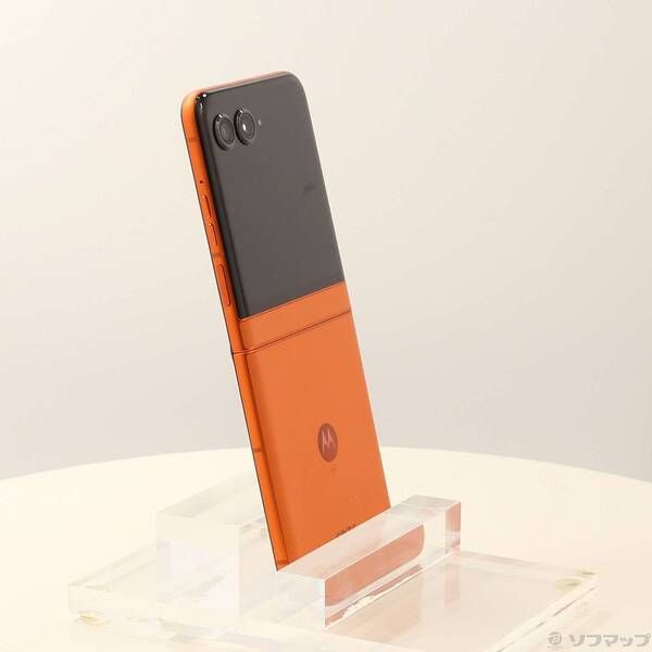 【未使用】motorola razr 50 512GB スプリッツオレンジ motorola razr 50 オレンジ 国内版SIMフリー MOTOROLA razr 50