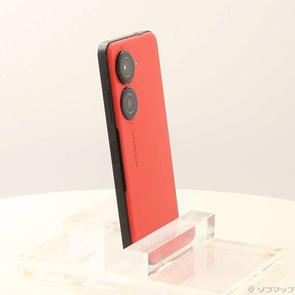 中古品〕 Zenfone 10 256GB エクリプスレッド ZF10-RD8S256 SIMフリー