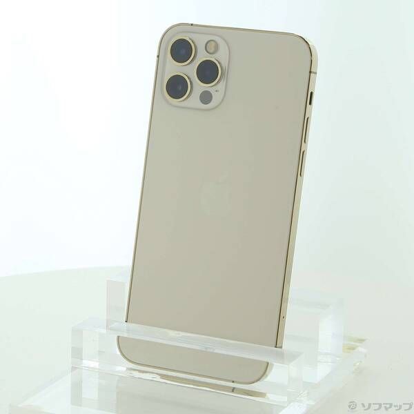 中古品〕 iPhone12 Pro 128GB ゴールド MGM73J／A SIMフリー【368】