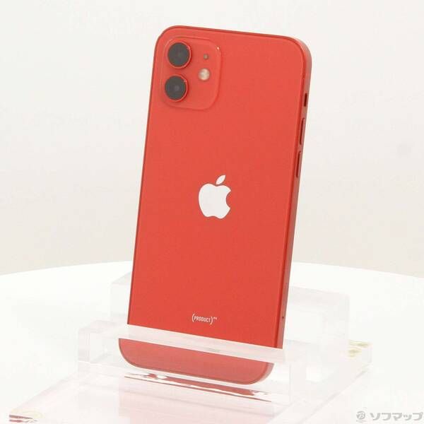中古品〕 iPhone12 128GB プロダクトレッド MGHW3J／A SIMフリー【344