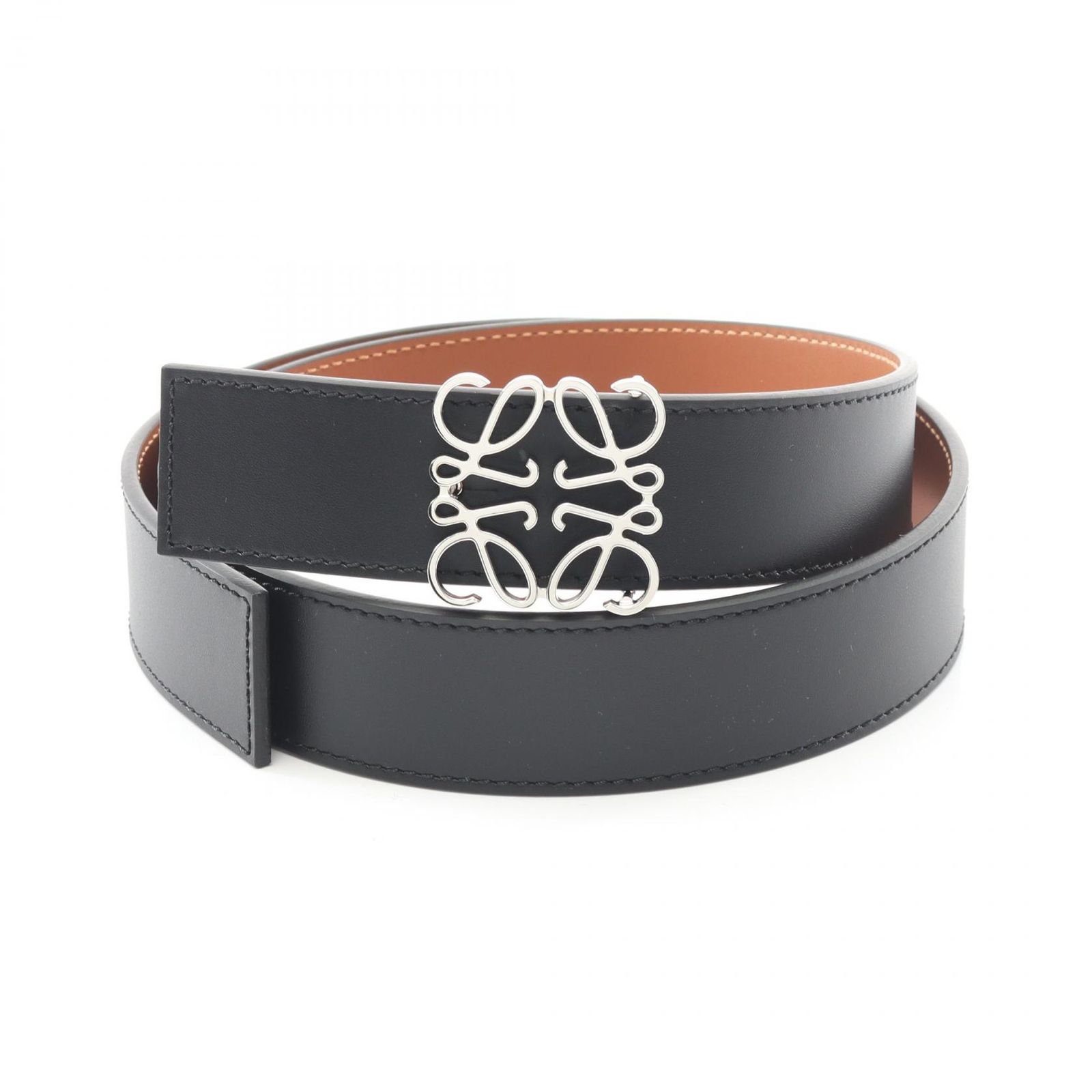 LOEWE ロエベ　ベルト レザー リバーシブル ブラック/ブラウン 80/32 LOEWE ロエベ ベルト レザー リバーシブル ブラック/ブラウン 80/32